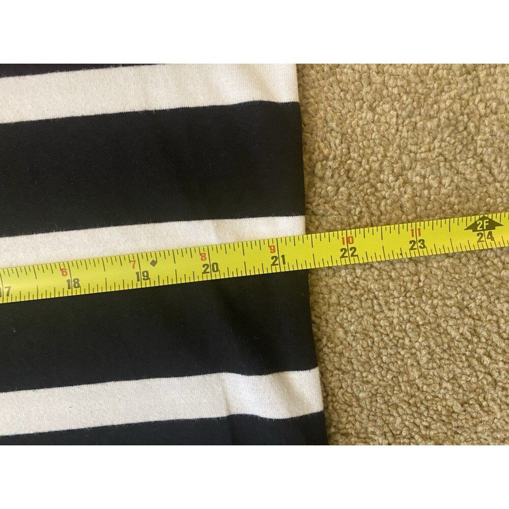 Lauren Ralph Lauren Active Striped Polo Shirt Y2k Era Black White Pink Women 1X - Picture 4 of 14